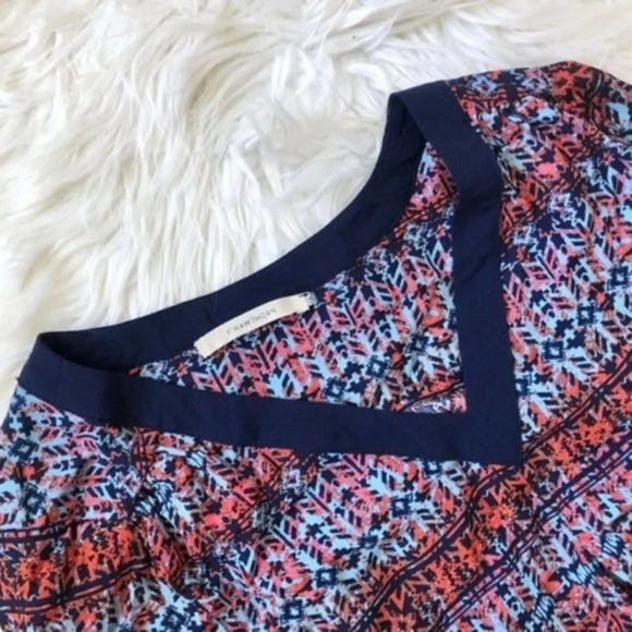 Stitch Fix 41Hawthorn V-neck Tab Sleeve Blouse Top S - Picture 6 of 6